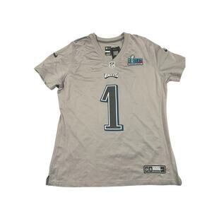 NWT Nike Philadelphia Eagles Jalen Hurts Gray Super Bowl LVII Women’s Jersey